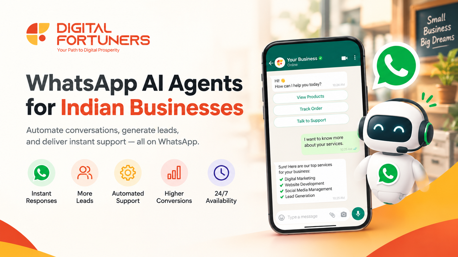 WhatsApp AI Agents for Indian Businesses