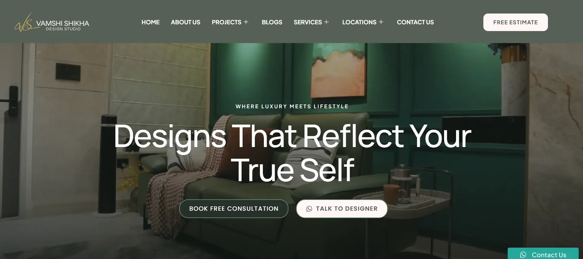 Vamshi Shikha website screenshot